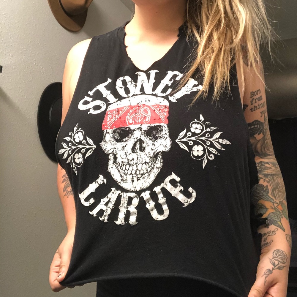 Stoney Larue Custom Cut & Cropped Tank